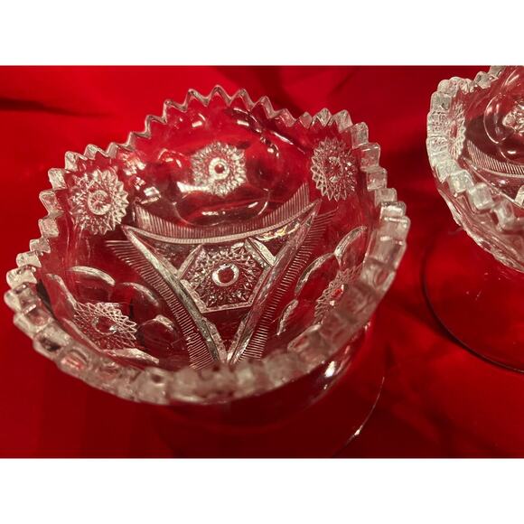 Vintage EAPG Set of 2 Berry Bowls - Picture 12 of 12